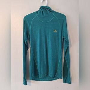 LL Bean Men's Cresta Wool Ultralight 150 Base Layer, Hoodie - S